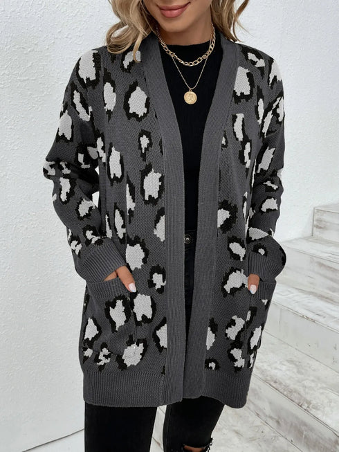 'Ulani' Animal Print Cardigan - Celes Fashion